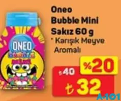 ÜLKER ONEO BUBBLE MİNİ SAKIZ 60 G